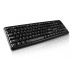 Canyon CNE-CKEY01-RU klávesnica, USB, 104 kláves, odolná proti poliatiu tekutinou, štíhla, čierna, RU, azbuka