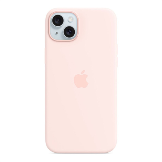 Apple iPhone 15 Plus Silicone Case with MagSafe - Light Pink