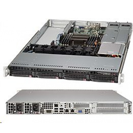 Supermicro® CSE-815TQ-R706WB 1U chassis