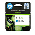 HP 912XL High Yield Cyan Original Ink Cartridge