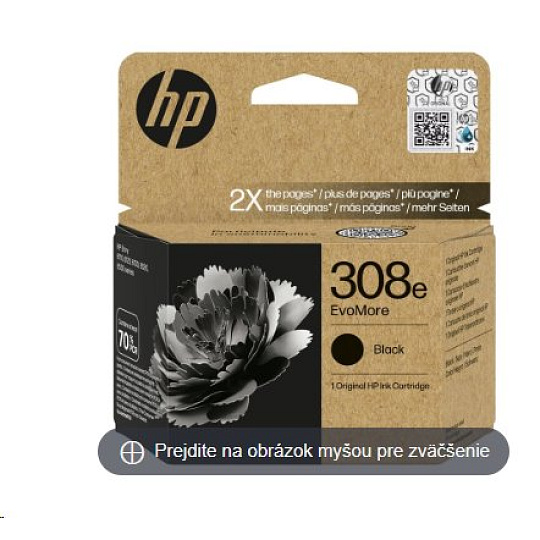 HP/InkHP 308e EvoMore BK Original Ink HP/InkHP 308e EvoMore BK Original Ink