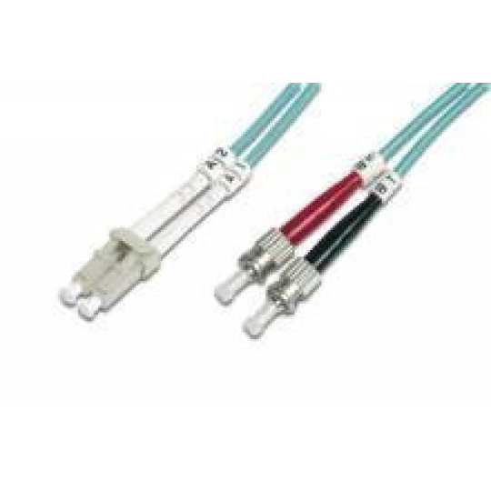 opt. duplex kabel, MM, 50/125, LC/ST, LSOH, (OM3), 7m