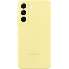 Samsung Silikonový zadný kryt pre Samsung Galaxy S22 yellow