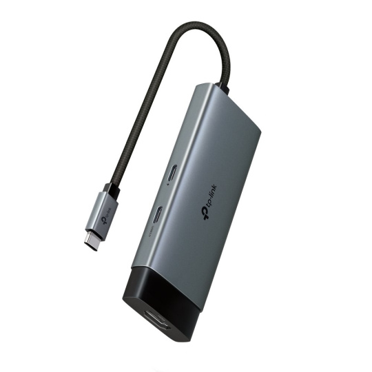 TP-LINK "USB Type-C 5-Port HubSPEC: 1 × USB-C Connector?1 × HDMI 4K 60Hz Port?1 × USB-C PD 100W Port?2 × USB-A 3.0 Port TP-LINK "USB Type-C 5-Port HubSPEC: 1 × USB-C Connector?1 × HDMI 4K 60Hz Port?1 × USB-C PD 100W Port?2 × USB-A 3.0 Port