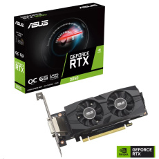 ASUS RTX3050 LP BRK OC 6GB/96-bit GDDR6 DVI HDMI DP