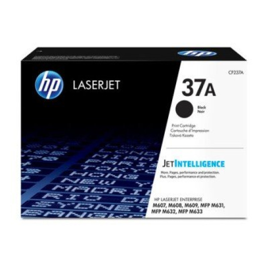 HP 37A Black Original LaserJet Toner Cartridge (CF237A)