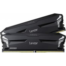 Lexar 32GB Kit (2x16GB) Ares DDR5 6000 CL32 1.35V heatsink, Non-RGB lighting, Dual pack, Black Color Lexar 32GB Kit (2x16GB) Ares DDR5 6000 CL32 1.35V heatsink, Non-RGB lighting, Dual pack, Black Color