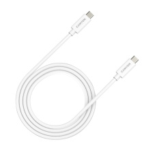 Canyon UC-44, 1 m kábel USB-C / USB-C, 48V/5A, výkon 240W EPR, 400GBPS, pre notebooky, E-mark čip, biely