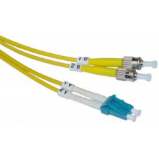 Optický  duplex kabel MM 50/125, LC/LC, LSOH, (OM3), 12m