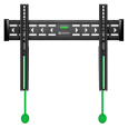 ONKRON Fixed TV Wall Mount for 43 to 85-inch Flat Panel TVs Digital Panels 68,2 kg, Black