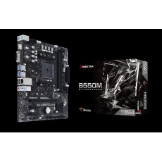 Biostar Main Board B550MH, Amd B550, soc AM4, DDR4 mATX, HDMI, D-sub