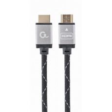 Gembird kábel HDMI High speed (M - M), séria Select Plus, Ethernet, pozlátené konektory, 2 m