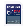 64 GB . SDXC karta Samsung PRO ULTIMATE Class 10 (U3 V30), ( r200NB/s, w130MB/s )