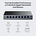 "8-Port 2.5G Multi-Gigabit Desktop SwitchPORT: 8× 2.5G RJ45 PortsSPEC: Desktop Steel CaseFEATURE: Plug and Play"