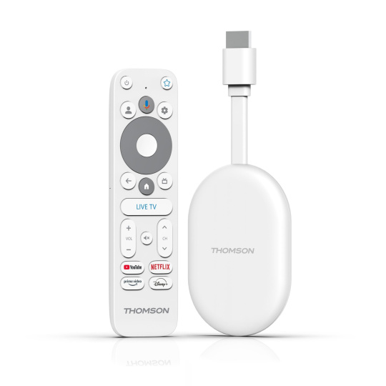 Thomson Streaming DONGLE GO CAST 150 - 4K UHD, Google Cast, Hej Google