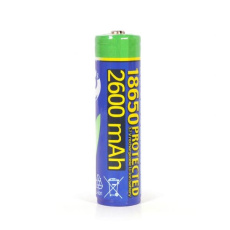 Gembird Lithium-ion 18650 battery, protected, 2600 mAh