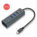 i-tec USB-C Metal 3-portovy HUB s Gigabit Ethernet adapterom