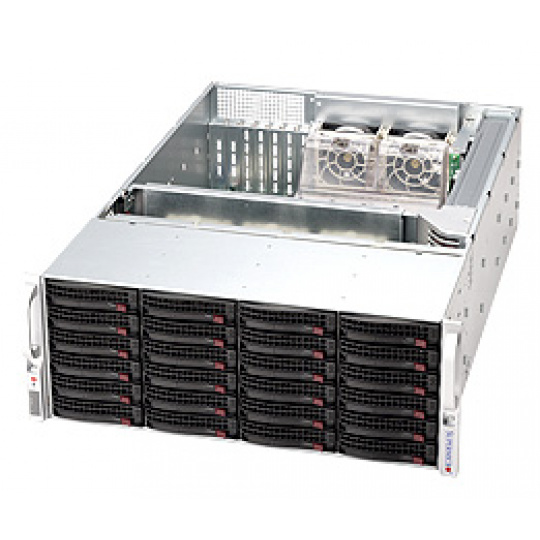 SUPERMICRO 4U chassis 24x 3,5" HS SAS/SATA (6x SFF 8087)+2x2,5" volitelný ,2x920W (80PLUS Platinum)