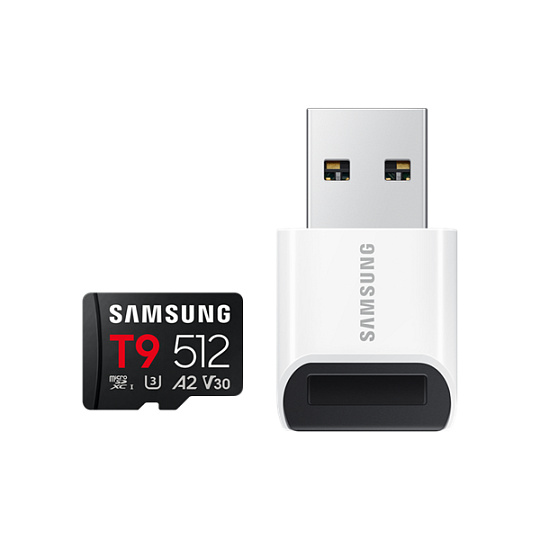 512 GB . microSDXC karta Samsung T9 + USB Adaptér