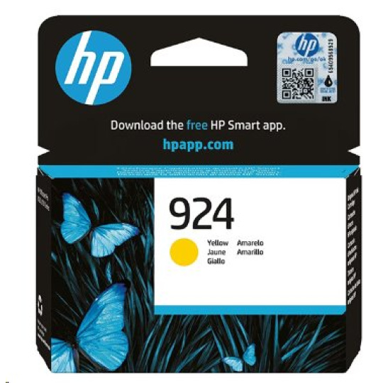 HP originál ink 4K0U5NE#CE1, HP 924, yellow, 400str.