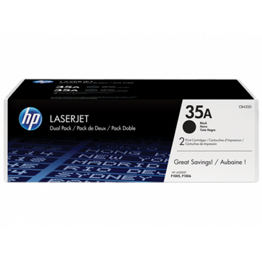 HP čierny toner  LaserJet P1005/P1006  1500 strán / Dual pack