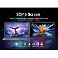Portable monitor Blackview SCM6 Single Screen 14inch 1920x1080 16:9 LCD 60Hz IPS 178 USB-C 3.1x3, sivo čierny