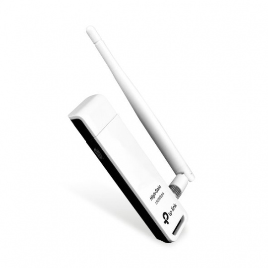 TP-LINK TL-WN722N 150Mbps High Gain Wi-Fi USB Adapter,  USB 2.0