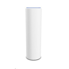 Ubiquiti Compact indoor/outdoor WiFi 7 AP with integrated long-range antenna system.