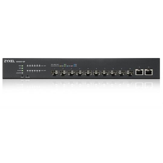 XS1930-12F, 8-port SFP+ Multi-Gigabit Smart Managed Switch, 8 x SFP+, 2 x 10GbE Uplink