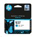 HP Ink/HP 937 Cyan Original Ink Cart
