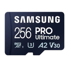 256 GB . microSDXC karta Samsung PRO Ultimate + SD adapter (r200MB/s, w130MB/s)