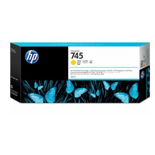 HP 745 300-ml Yellow Ink Cartridge