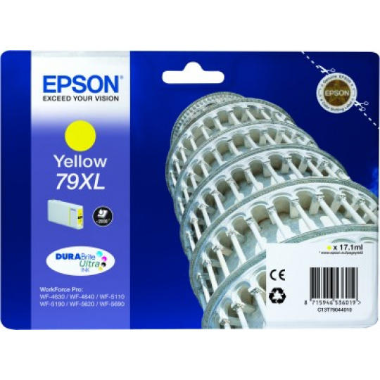 Epson atrament WF5000 series yellow XL - 17.1ml