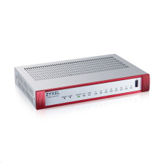 USG FLEX100 H Series, 7 Gigabit user-definable ports, 1*1G PoE+, 1*USB (device only)