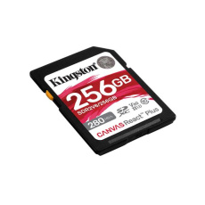 256 GB .SDXC karta Kingston . Canvas React Plus Class UHS-II U3 V60 ( r280MB/s, w150MB/s )