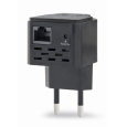 Wi-Fi repeater, 300 Mbps, black