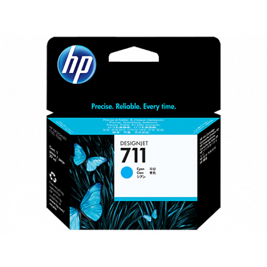 HP náplň č. 711 azúrová, 29 ml