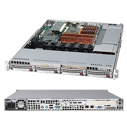 Supermicro® CSE-815TQ-710B 1U chassis