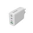 Canyon On Charge 140ACC, vysokorýchlostná univerzálna nabíjačka do steny, 3xUSB-C 140W/100W/65W, 1xUSB-A 60W, biela
