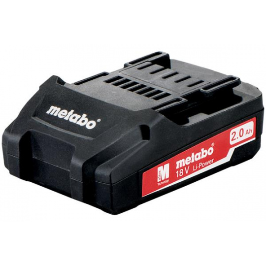 Metabo battery 18 V, 2.0 Ah, Li-Power Metabo battery 18 V, 2.0 Ah, Li-Power