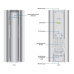 Ubiquiti 5GHz AirMax BaseStation, Mid Gain, Variable 60-120, Titanium (sektorová anténa bez rocket)