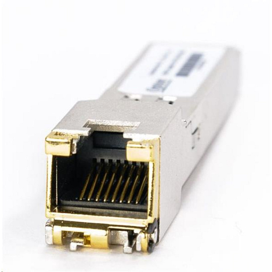 SFP+ transceiver 10Gbps, 10GBASE-T, do 30m (CAT 6A či 7), RJ-45, 0 až 70°C, UBIQUITY komp. SFP+ transceiver 10Gbps, 10GBASE-T, do 30m (CAT 6A či 7), RJ-45, 0 až 70°C, UBIQUITY komp.