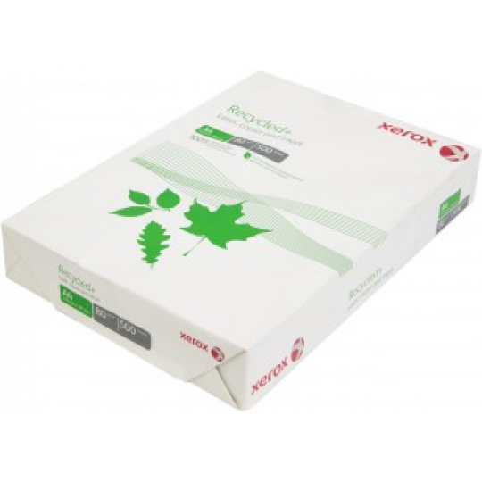 XEROX Recycled + papier A4 pre tlačiarne, 80gm - 1 balik po 500 listov