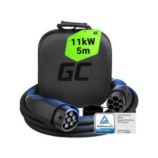Green Cell GC Snap Type 2 EV Charging Cable 11kW 7m for Tesla Model Y 3 S X, VW ID.4, Kia EV6, Hyundai IONIQ 5, Ford Mach-E Green Cell GC Snap Type 2 EV Charging Cable 11kW 7m for Tesla Model Y 3 S X, VW ID.4, Kia EV6, Hyundai IONIQ 5, Ford Mach-E