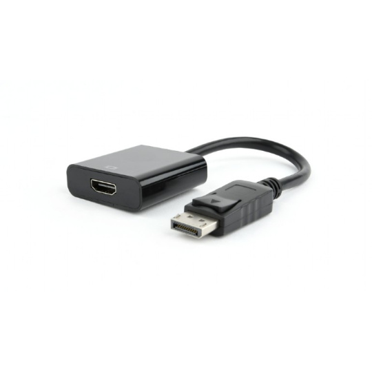 Gembird adaptér DisplayPort (M) / HDMI (F) 10cm kábel, čierny