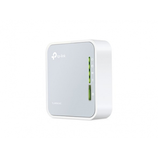 TP-LINK TL-WR902AC AC750 Mini Pocket Wi-Fi Router,  433Mbps at 5GHz + 300Mbps at 2.4GHz, 3 internal antennas