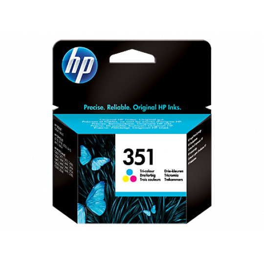 HP 351 Tri-colour Inkjet Print Cartridge with Vivera Inks
