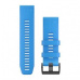 Silikonový remienok QuickFit™ 26 na zápästie fénix 3 / 5X (Plus) / tactix - modrý Cyan (ND)