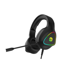 Canyon GH-6, Shadder herný headset, USB / 2x 3.5mm jack, 2m kábel, multicolor RGB podsvietenie, čierny