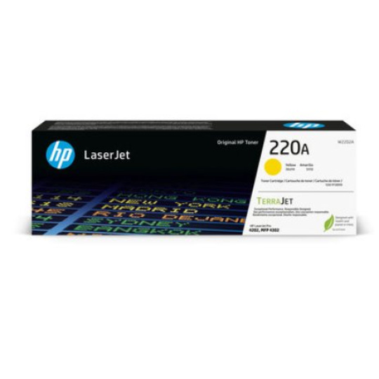 HP 220A Yellow Original LaserJet Toner  (~1,800 pages)